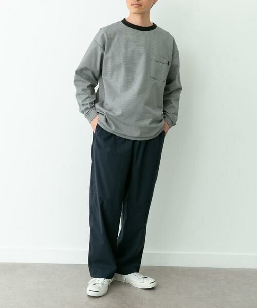 Sonny Label / サニーレーベル その他パンツ | リネンタッチポリエステルイージーパンツ | 詳細3