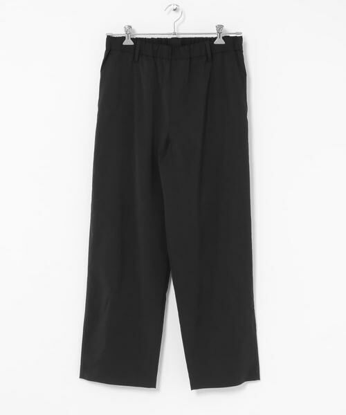 Sonny Label / サニーレーベル その他パンツ | リネンタッチポリエステルイージーパンツ(ブラック)