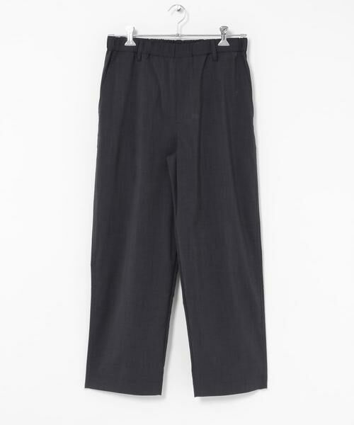 Sonny Label / サニーレーベル その他パンツ | リネンタッチポリエステルイージーパンツ(チャコールグレー)
