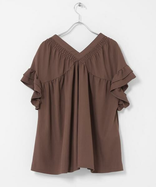 Sonny Label / サニーレーベル シャツ・ブラウス | シャーリングフリルスリーブプルオーバー | 詳細10