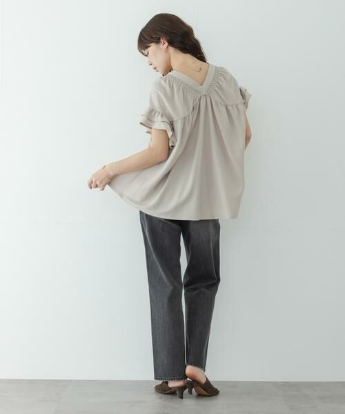 Sonny Label / サニーレーベル シャツ・ブラウス | シャーリングフリルスリーブプルオーバー | 詳細28