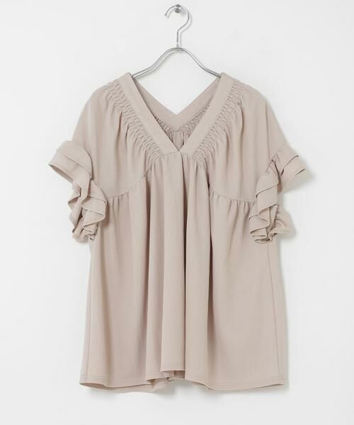 Sonny Label / サニーレーベル シャツ・ブラウス | シャーリングフリルスリーブプルオーバー | 詳細29