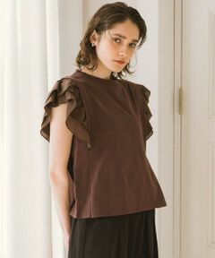 Sonny Label / サニーレーベル Tシャツ | フリルフレンチタックスリーブプルオーバー