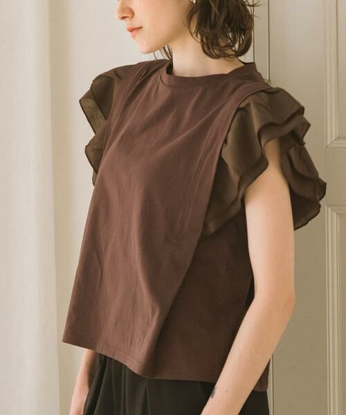 Sonny Label / サニーレーベル Tシャツ | フリルフレンチタックスリーブプルオーバー | 詳細1