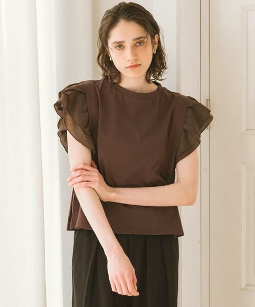 Sonny Label / サニーレーベル Tシャツ | フリルフレンチタックスリーブプルオーバー | 詳細3