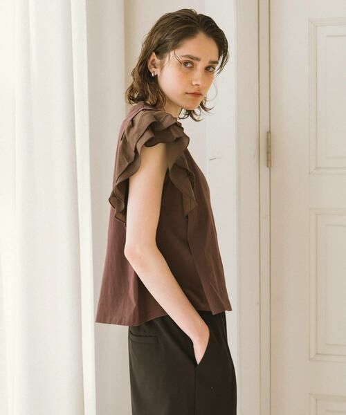 Sonny Label / サニーレーベル Tシャツ | フリルフレンチタックスリーブプルオーバー | 詳細4