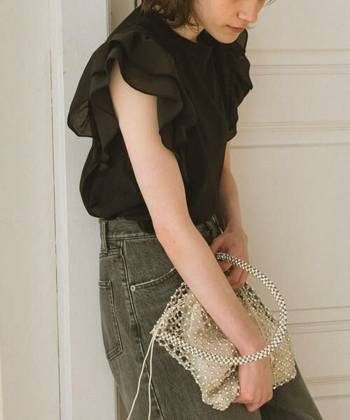 Sonny Label / サニーレーベル Tシャツ | フリルフレンチタックスリーブプルオーバー | 詳細16