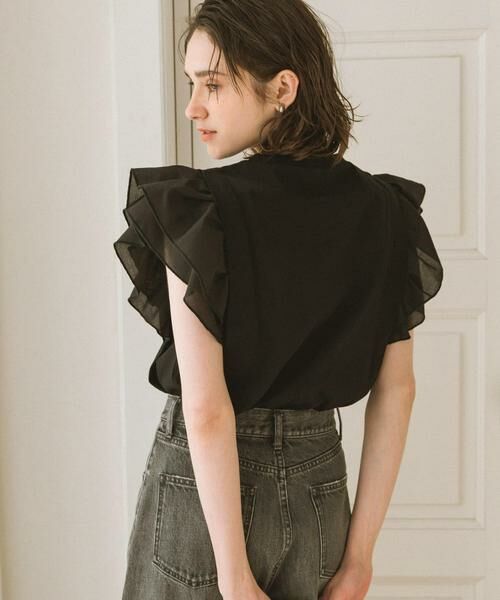 Sonny Label / サニーレーベル Tシャツ | フリルフレンチタックスリーブプルオーバー | 詳細17