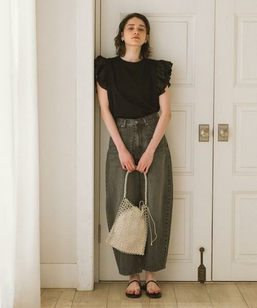 Sonny Label / サニーレーベル Tシャツ | フリルフレンチタックスリーブプルオーバー | 詳細18