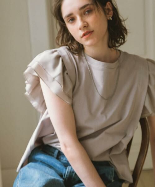 Sonny Label / サニーレーベル Tシャツ | フリルフレンチタックスリーブプルオーバー | 詳細21