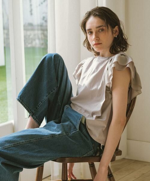 Sonny Label / サニーレーベル Tシャツ | フリルフレンチタックスリーブプルオーバー | 詳細22