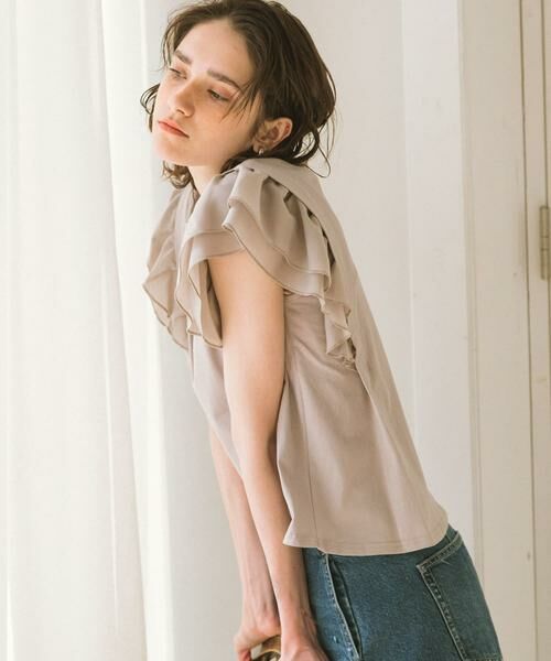 Sonny Label / サニーレーベル Tシャツ | フリルフレンチタックスリーブプルオーバー | 詳細25