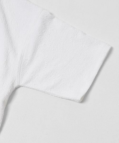 Sonny Label / サニーレーベル Tシャツ | カットジャガードドロスト五分袖プルオーバー | 詳細9