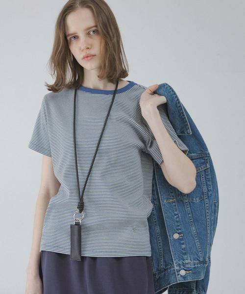 Sonny Label / サニーレーベル Tシャツ | ジャガードアソートコンパクトTシャツ（ブルー系その他）