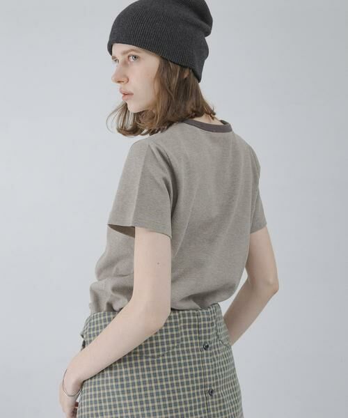 Sonny Label / サニーレーベル Tシャツ | ジャガードアソートコンパクトTシャツ（グレー）