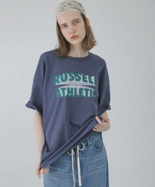 Sonny Label / サニーレーベル Tシャツ | 『別注』RUSSELL ATHLETIC×Sonny Label　ロゴプリントTシャツ | 詳細3