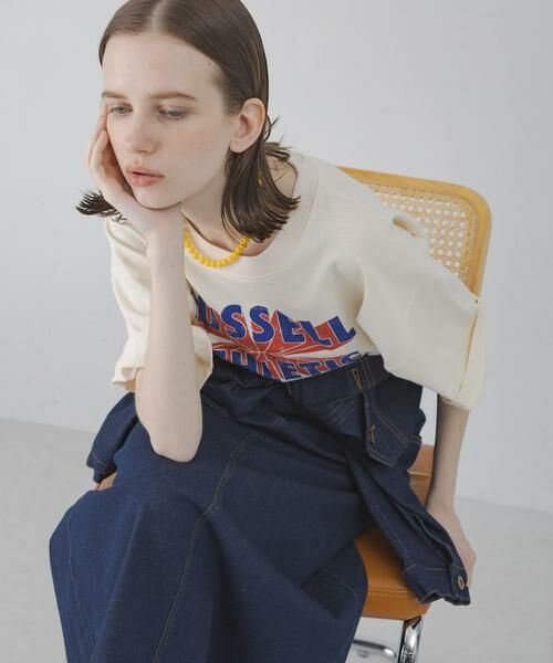 Sonny Label / サニーレーベル Tシャツ | 『別注』RUSSELL ATHLETIC×Sonny Label　ロゴプリントTシャツ | 詳細14