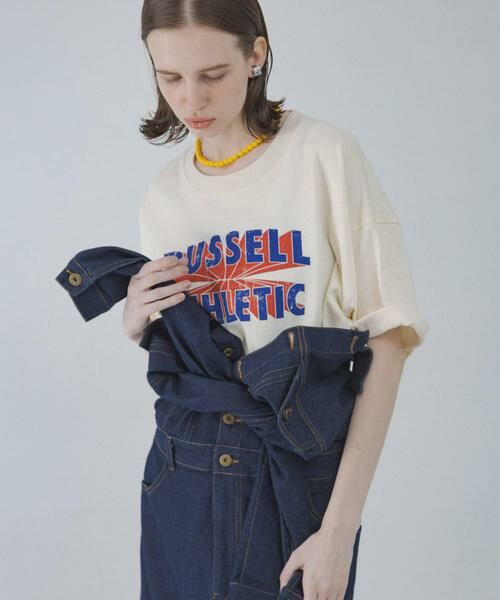 Sonny Label / サニーレーベル Tシャツ | 『別注』RUSSELL ATHLETIC×Sonny Label　ロゴプリントTシャツ | 詳細16