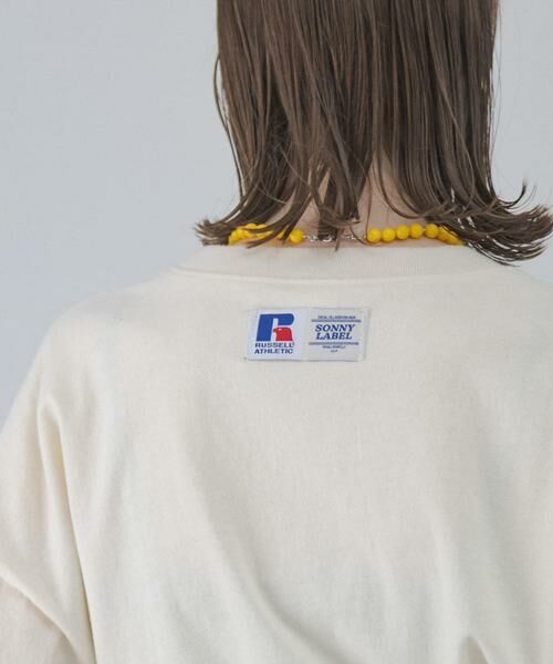 Sonny Label / サニーレーベル Tシャツ | 『別注』RUSSELL ATHLETIC×Sonny Label　ロゴプリントTシャツ | 詳細18