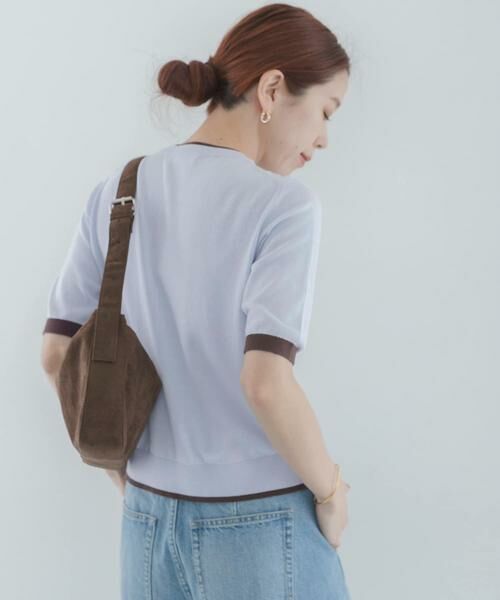 Sonny Label / サニーレーベル カーディガン・ボレロ | クールミスト配色クルーネックカーディガン | 詳細15