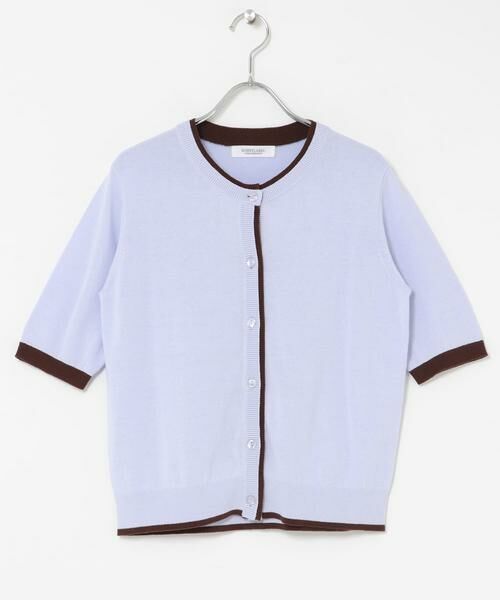Sonny Label / サニーレーベル カーディガン・ボレロ | クールミスト配色クルーネックカーディガン | 詳細19