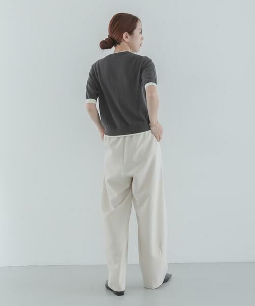 Sonny Label / サニーレーベル カーディガン・ボレロ | クールミスト配色クルーネックカーディガン | 詳細29