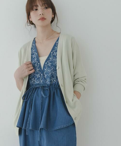 Sonny Label / サニーレーベル ニット・セーター | 『WEB限定』クールミストミディカーディガン | 詳細1