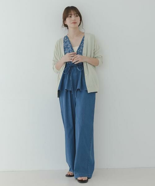 Sonny Label / サニーレーベル ニット・セーター | 『WEB限定』クールミストミディカーディガン | 詳細5