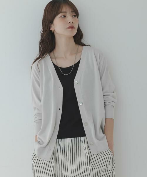 Sonny Label / サニーレーベル ニット・セーター | 『WEB限定』クールミストミディカーディガン | 詳細24