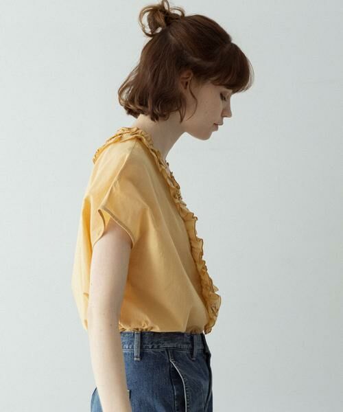 Sonny Label / サニーレーベル シャツ・ブラウス | Vネックフリルカラーブラウス | 詳細3