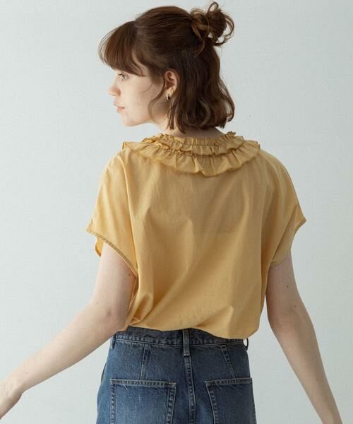 Sonny Label / サニーレーベル シャツ・ブラウス | Vネックフリルカラーブラウス | 詳細4