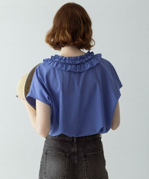 Sonny Label / サニーレーベル シャツ・ブラウス | Vネックフリルカラーブラウス | 詳細13