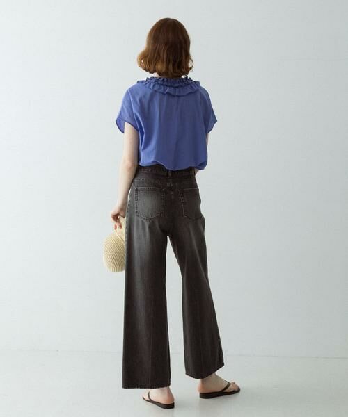 Sonny Label / サニーレーベル シャツ・ブラウス | Vネックフリルカラーブラウス | 詳細16