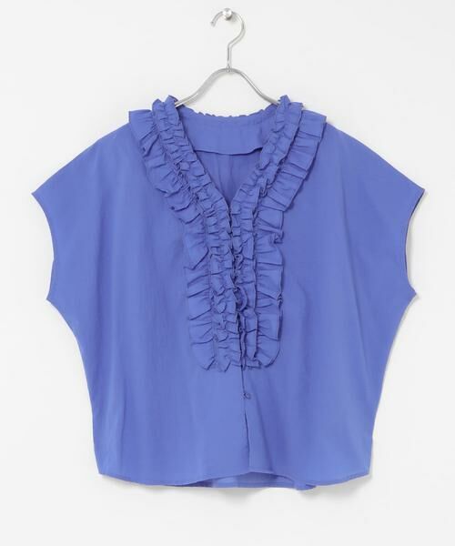 Sonny Label / サニーレーベル シャツ・ブラウス | Vネックフリルカラーブラウス | 詳細17