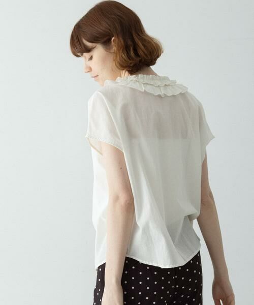Sonny Label / サニーレーベル シャツ・ブラウス | Vネックフリルカラーブラウス | 詳細25