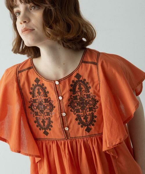 Sonny Label / サニーレーベル シャツ・ブラウス | スパンコールエンブロイダリーブラウス | 詳細1