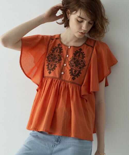 Sonny Label / サニーレーベル シャツ・ブラウス | スパンコールエンブロイダリーブラウス | 詳細2