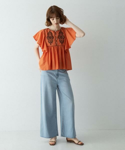 Sonny Label / サニーレーベル シャツ・ブラウス | スパンコールエンブロイダリーブラウス | 詳細6