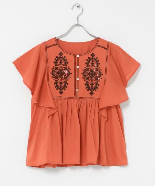 Sonny Label / サニーレーベル シャツ・ブラウス | スパンコールエンブロイダリーブラウス | 詳細8