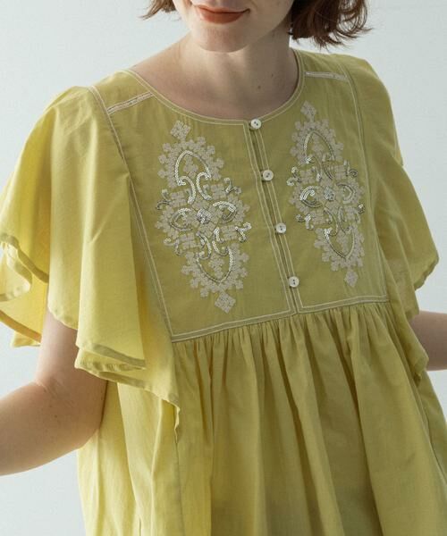 Sonny Label / サニーレーベル シャツ・ブラウス | スパンコールエンブロイダリーブラウス | 詳細12