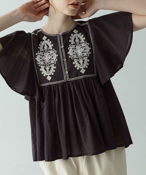 Sonny Label / サニーレーベル シャツ・ブラウス | スパンコールエンブロイダリーブラウス | 詳細30