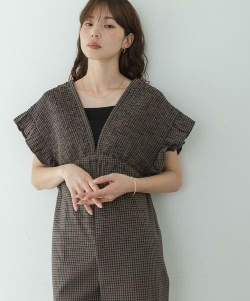 Sonny Label / サニーレーベル サロペット・オールインワン | シャーリングオールインワン | 詳細2