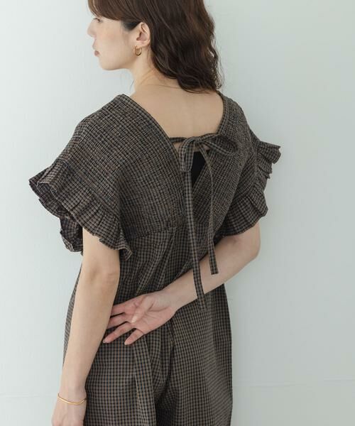 Sonny Label / サニーレーベル サロペット・オールインワン | シャーリングオールインワン | 詳細3