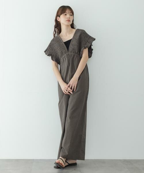 Sonny Label / サニーレーベル サロペット・オールインワン | シャーリングオールインワン | 詳細5