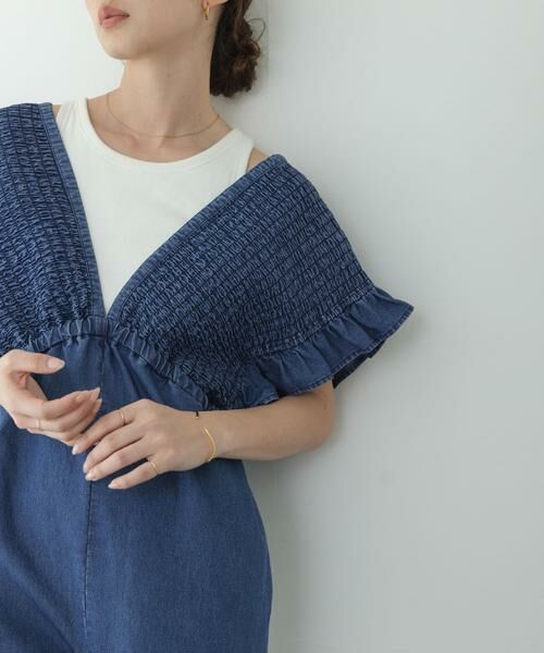 Sonny Label / サニーレーベル サロペット・オールインワン | シャーリングオールインワン | 詳細11