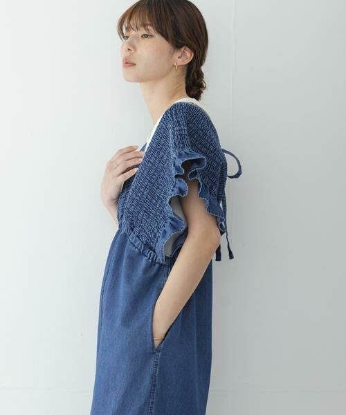 Sonny Label / サニーレーベル サロペット・オールインワン | シャーリングオールインワン | 詳細13