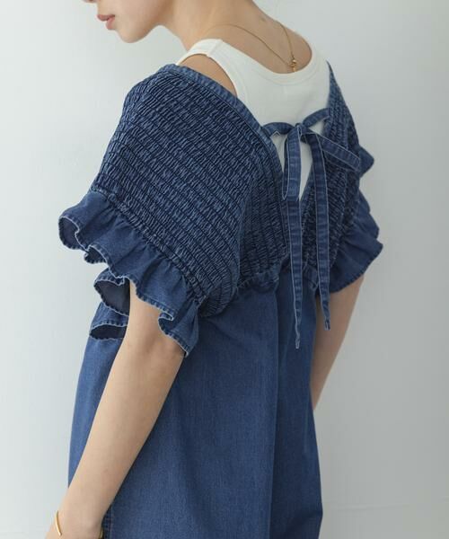 Sonny Label / サニーレーベル サロペット・オールインワン | シャーリングオールインワン | 詳細14