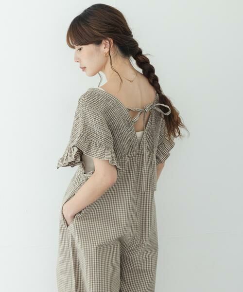 Sonny Label / サニーレーベル サロペット・オールインワン | シャーリングオールインワン | 詳細29