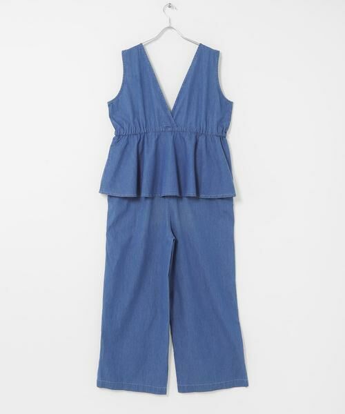 Sonny Label / サニーレーベル サロペット・オールインワン | クロス刺繍ペプラムサロペット | 詳細28