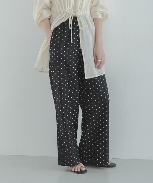Sonny Label / サニーレーベル その他パンツ | 『WEB限定』ドットプリントイージーパンツ | 詳細1